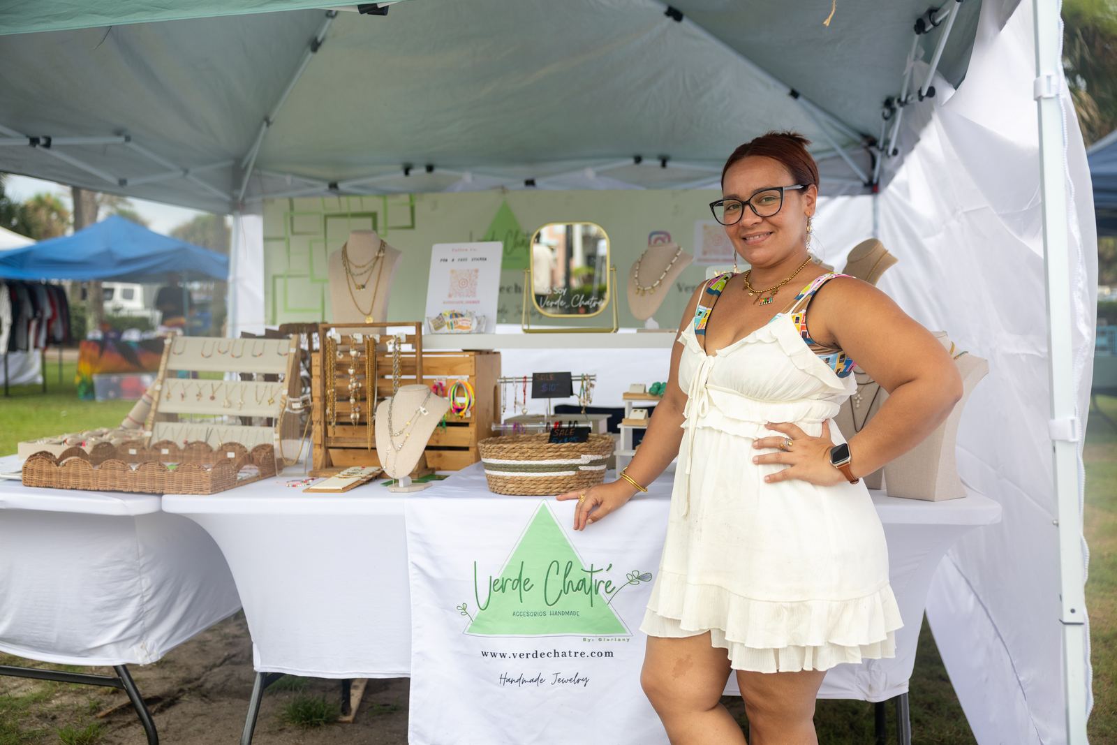 Verde Chatré handmade jewelry vendor